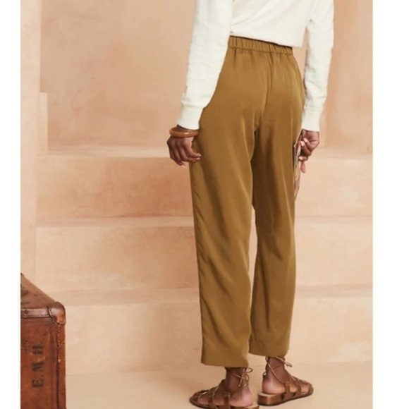 Banana Republic (2021) Lyocell Pull-on Straight-leg Pant - Picture 9 of 10